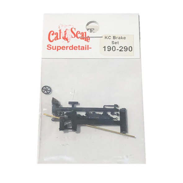 Cal Scale 190-290 KC Airbrake Set - Black Plastic HO Scale