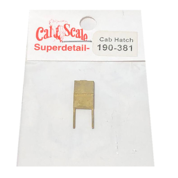 Cal Scale 190-381 Steam Loco Cab Hatch HO Scale