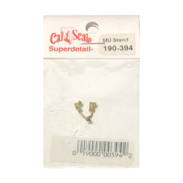 Cal Scale 190-394 MU Stands (2) w/ Battery Connectors HO Scale