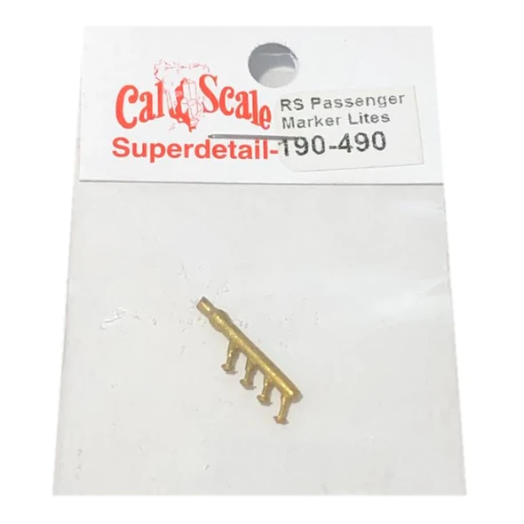 Cal Scale 190-490 Passenger Car Marker Lights Pennsylvania Railroad Style (4) HO Scale