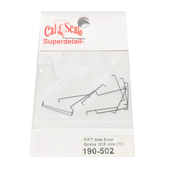 Cal Scale 190-502 Side Door Grabs for EMD FT & F Unit Diesels (12) .012" HO Scale