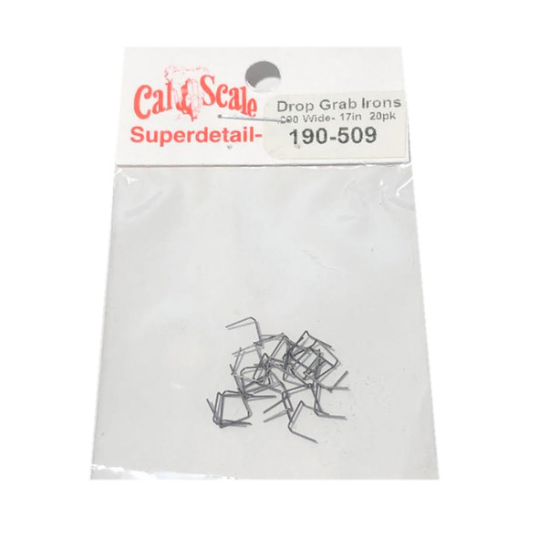Cal Scale 190-509 Grab Irons .012" Wire Drop Style (20) HO Scale
