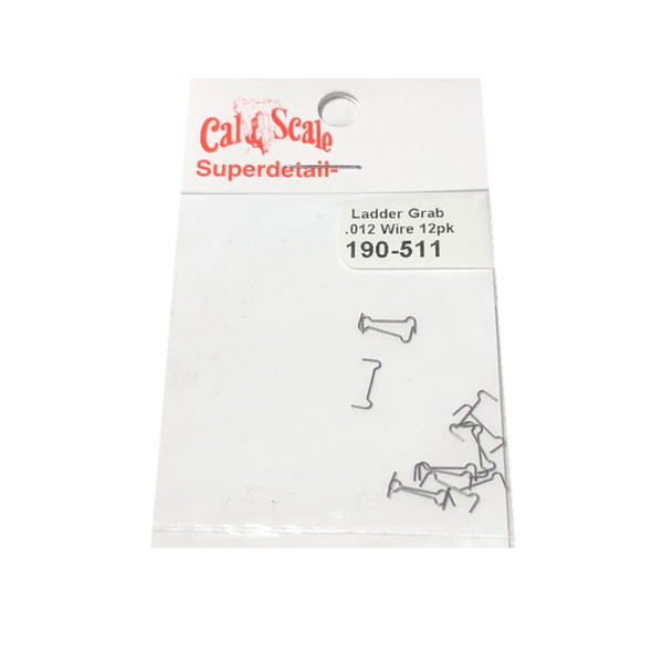 Cal Scale 190-511 Ladder Grabs .012" Wire (12) HO Scale