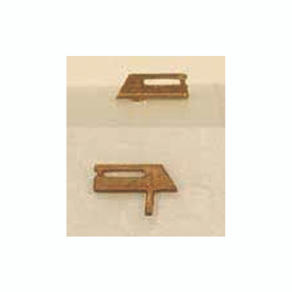 Cal Scale 190-547 Diesel Radio Antenna (2) Unpainted Brass Castings Sinclair Type HO Scale