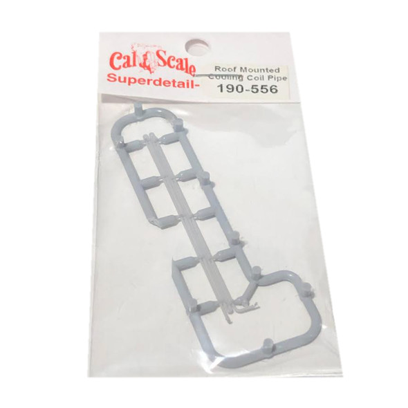 Cal Scale 190-556 Roof Mounted Cooling Coil Pipe - Unpainted Plastic HO Scale