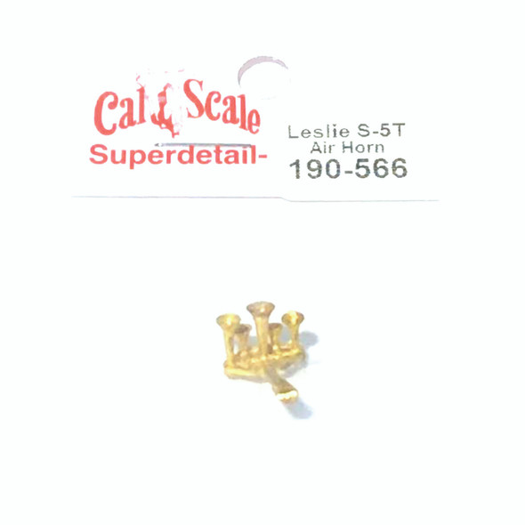 Cal Scale 190-566 Air Horns Unpainted Brass Casting Leslie S-5T / 5-Chime HO Scale