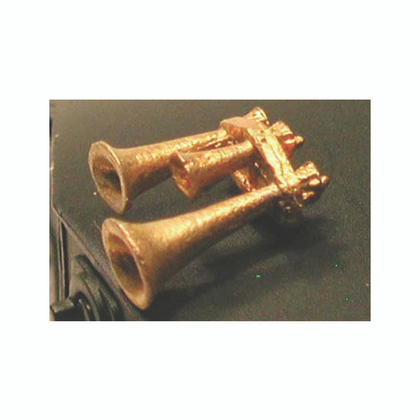 Cal Scale 190-628 Leslie RS3L 3-Chime Air Horn - Lost Wax Brass Casting - HO Scale
