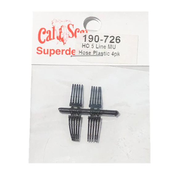 Cal Scale 190-726 5 Line MU Hose Plastic (4) HO Scale