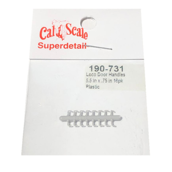 Cal Scale 190-731 Loco Door Handles Plastic (16) HO Scale