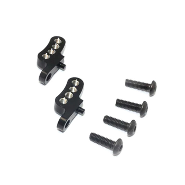 GPM Racing Aluminum Adjustable Mount Use for Rear Damper Black : Tamiya CC01