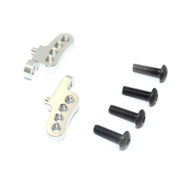 GPM Racing Aluminum Adjustable Mount Use for Rear Damper Silver : Tamiya CC01