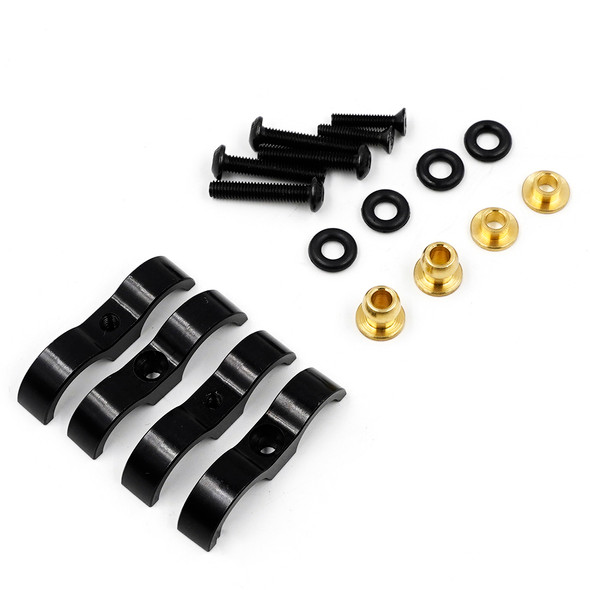 Yeah Racing DDP-005BK DDP Shock Replacement Mounting Hardware Black