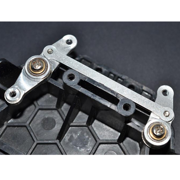 GPM Racing Aluminum Steering Assembly w/ Bearings Red : Tamiya DF-01 / TA01/02