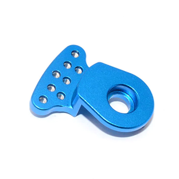 GPM Racing Aluminum Servo Saver (2mm Thread) Blue : 1/10 Tamiya DT-03