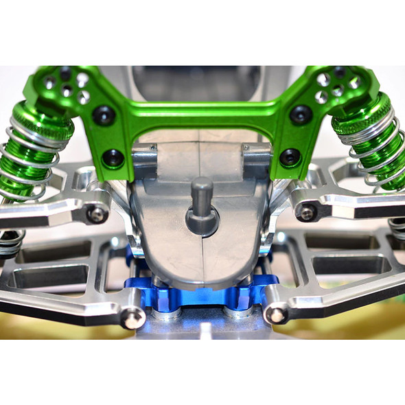 GPM Racing Aluminum Front Rocker Arm Silver : 1/10 Tamiya DT-03