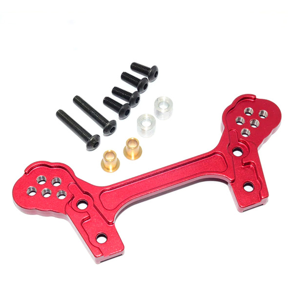 GPM Racing Aluminum Front Shock Tower Red : 1/10 Tamiya DT-03