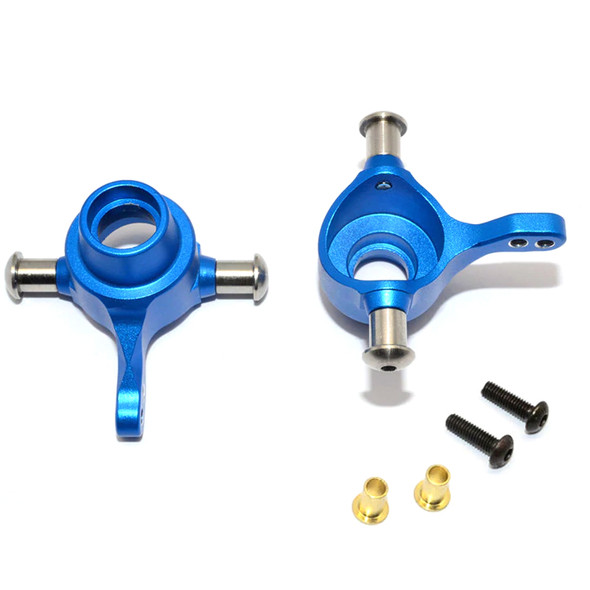 GPM Racing Aluminum Front Knuckle Arm Blue : Tamiya TT-01