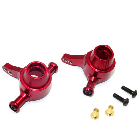 GPM Racing Aluminum Front Knuckle Arm Red : Tamiya TT-01 GPM Racing Aluminum Front Knuckle Arm Red : Tamiya TT-01