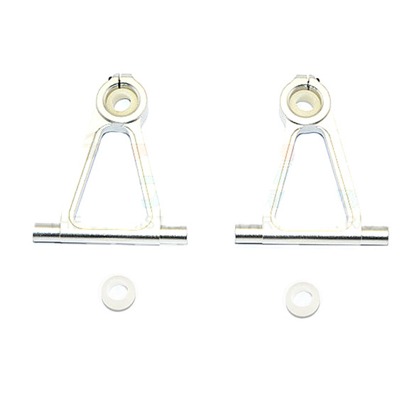 GPM Racing Aluminum Front Upper Arm Set Silver : Tamiya TT-01 GPM Racing Aluminum Front Upper Arm Set Silver : Tamiya TT-01