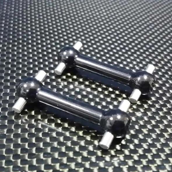 GPM Aluminum Front / Rear Dog Bone (31mm) Black : Tamiya TT-01 / TT-01D / TT-02
