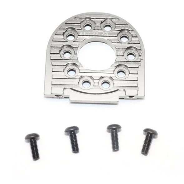 GPM Aluminum Adjustable Motor Mount (16T-25T) Silver : Tamiya TT-02 & TT-02B