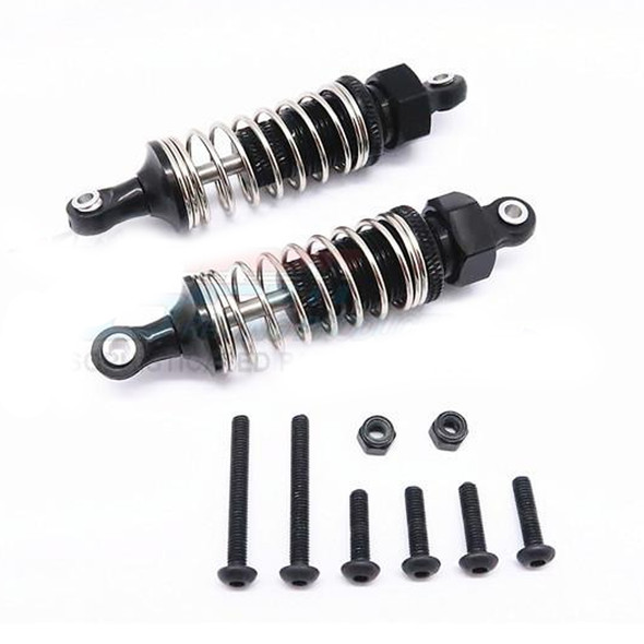 GPM Aluminum Front Adjustable Spring Damper (70mm) Black : Tamiya TT-02B