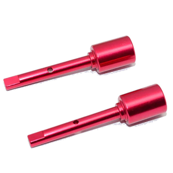 GPM Racing Aluminum Middle Shaft Joint Red : Tamiya TT-02 / TT-02B