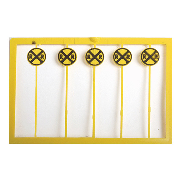 Tichy Train Group 8176 Railroad Crossing Highway Warning Sign (20) HO Scale