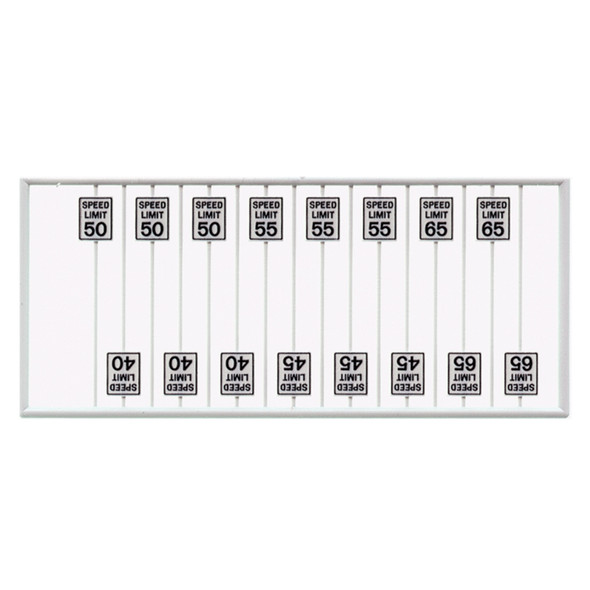 Tichy Train Group 8260 Speed Limit Signs (16) HO Scale