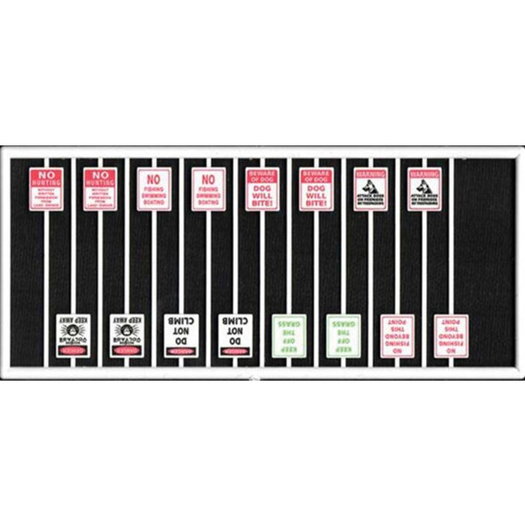 Tichy Train Group 8314 Assorted Warning Signs (16) HO Scale