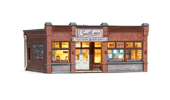 Woodland Scenics BR4959 Smith Brothers TV & Appliance - N Scale