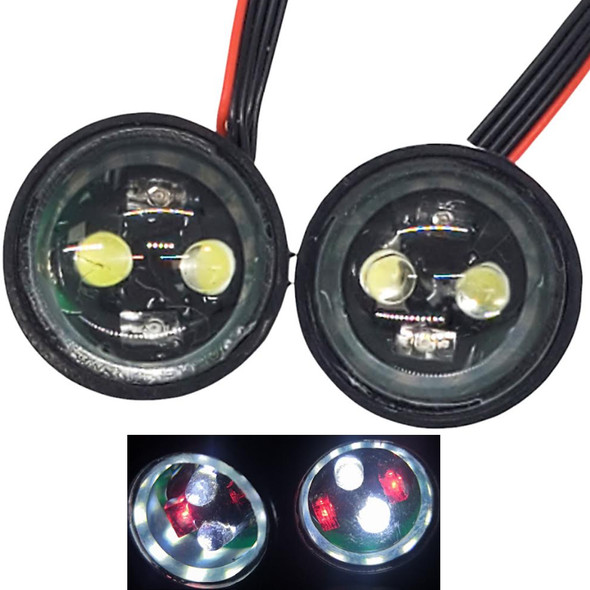 NHX RC Headlight LED Set White Ring w/ Control Board / 6 Lighting Modes