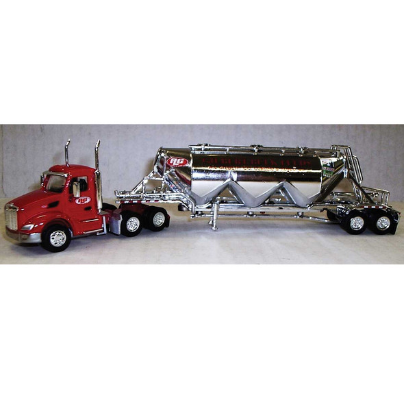 Trucks n Stuff Peterbilt 579 Day Cab Tractor w/Pneumatic Bulk Trailer - A.L. Gilbert HO Scale