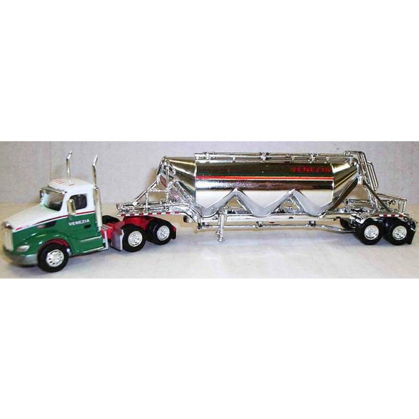 Trucks n Stuff - Peterbilt 579 Tractor w/ Pneumatic Semi Trailer Venezia HO Scale