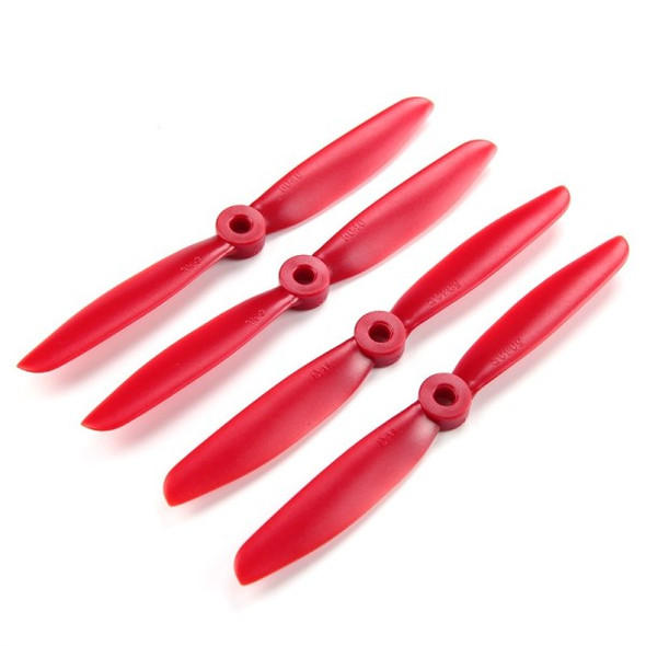 DALPROP 5045 Regular Two Blade Red Propeller [4pcs] : 210 - 250 Mini Drone