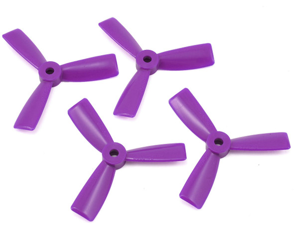 DALPROP T3045BN Bullnose Tri Blade Purple Propeller [4pcs] : FPV Drone