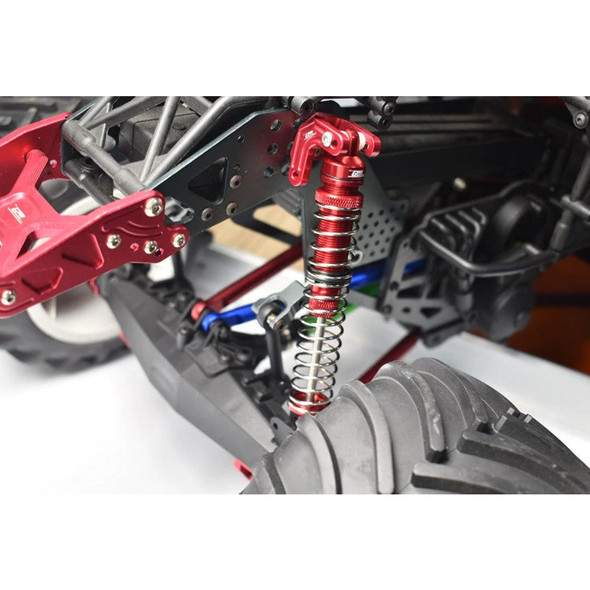 GPM Aluminum Front Or Rear Adjustable Spring Shock 130mm Silver : Losi 1/8 LMT