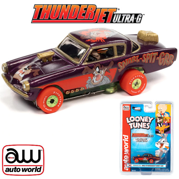 Auto World Thunderjet R33 Tasmanian Devil - 1953 Studebaker Funny Car HO Slot Car