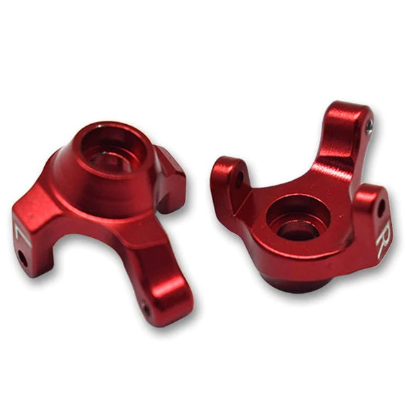 GPM Racing Aluminum Front Knuckle Arm Red : Axial 1:24 SCX24 Deadbolt
