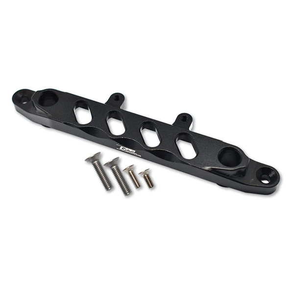 GPM Racing Aluminum Front Chassis Brace Black : Axial 1/6 SCX6 Jeep JLU Wrangler