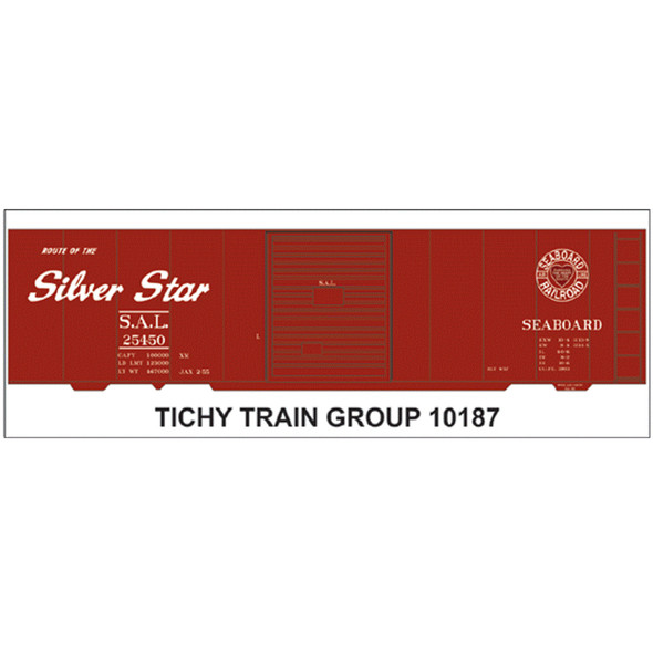 Tichy Train Group 10187 SAL 40' Silver Star Logo STL Boxcar Decal HO Scale