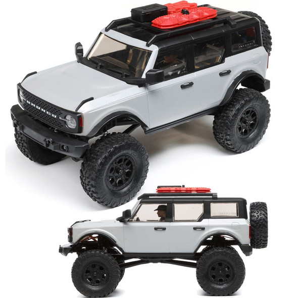 Axial AXI00006T2 1/24 SCX24 2021 Ford Bronco 4WD Truck Brushed RTR Grey