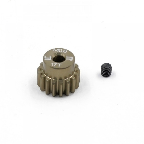 Yeah Racing MG-06P17T Aluminum 7075 Motor Pinion Gear 0.6 17T : Tamiya Car Kits