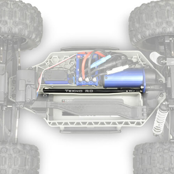 Tekno RCTKR67653 Big Bone Center Driveshaft : HOSS / Rustler 4×4  - Shaft Only