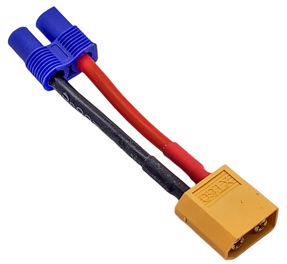 NHX RC XT60 Male to EC3 Female Adopter Connector 14AWG