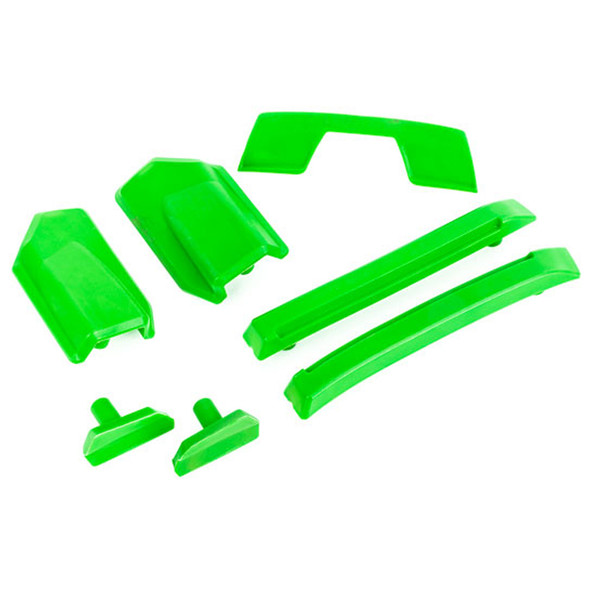 Traxxas 9510G Body Reinforcement Set Green / Skid Pads Roof : Sledge