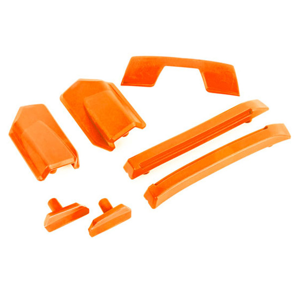 Traxxas 9510T Body Reinforcement Set Orange / Skid Pads Roof : Sledge