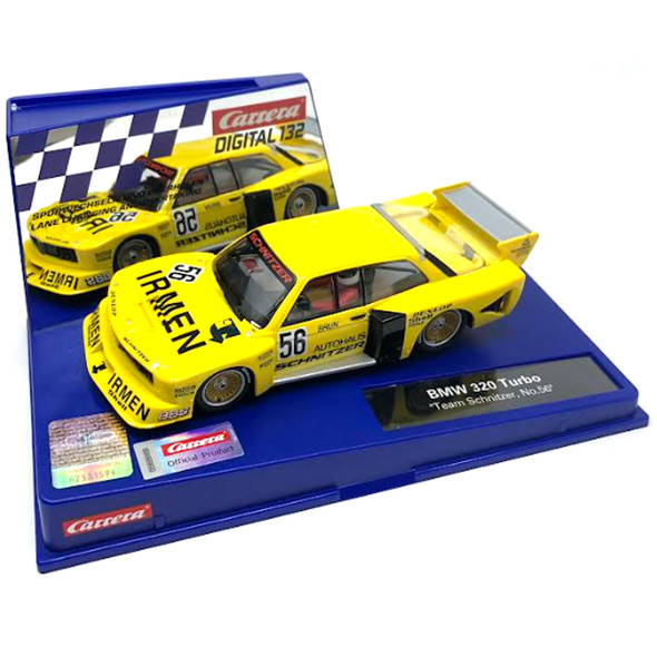 Carrera Digital 30973 BMW 320 Turbo Flat Body Team Schnitzer #56 1/32 Slot Car