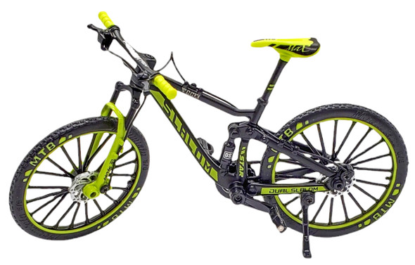 NHX RC Aluminum 1:18 Mountain Bike Lime Green / Crawler Accessory