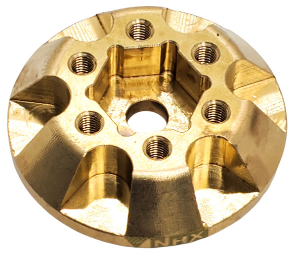 NHX RC Brass Wheel Weight Hub 12mm Hex (+3mm extended) 2Pcs: 1.9/2.2 Wheel